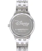 Disney Minnie Mouse Silver Alloy Watch With Glitz