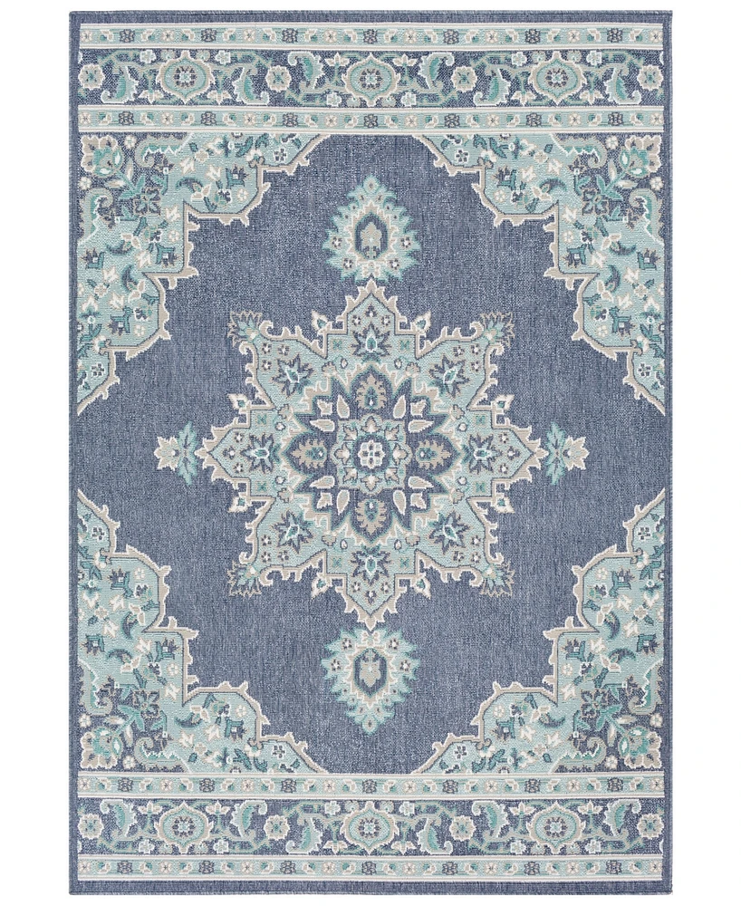 Livabliss Alfresco Alf-9670 Charcoal 3' x 5'6" Area Rug, Indoor/Outdoor