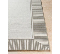 Livabliss Alfresco Alf-9681 Taupe 5'3" x 7'6" Area Rug, Indoor/Outdoor