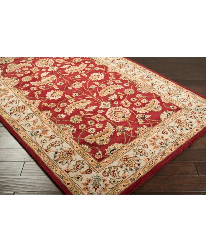 Livabliss Caesar Cae-1022 Dark Red 4' x 6' Area Rug