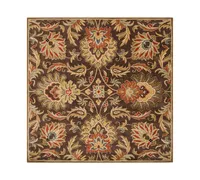 Surya Caesar Cae-1028 Dark Brown 6' Square Area Rug