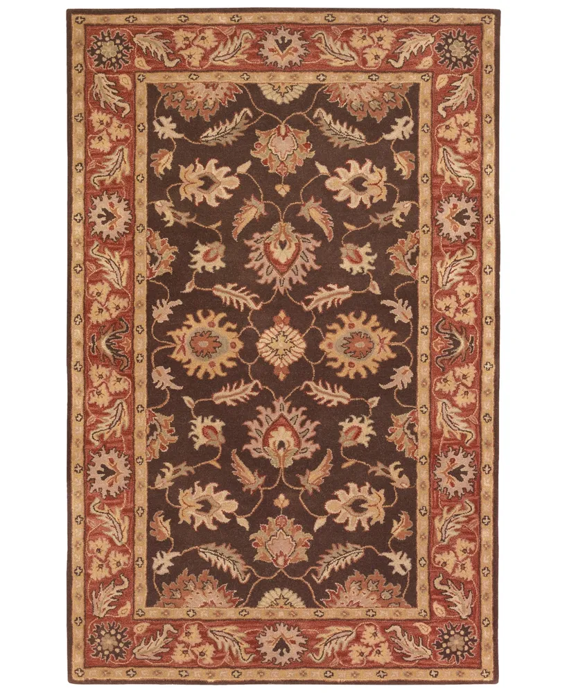 Livabliss Caesar Cae-1036 Dark Brown 2' x 3' Area Rug