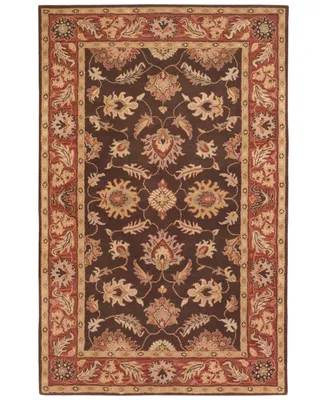 Livabliss Caesar Cae-1036 Dark Brown 2' x 3' Area Rug