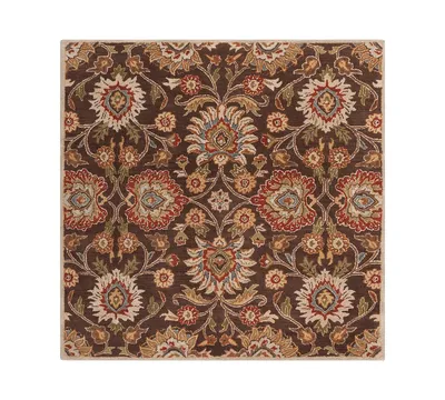 Surya Caesar Cae-1051 Dark Brown 4' Square Area Rug