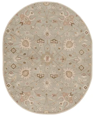 Livabliss Caesar Cae-1121 Khaki 8' x 10' Oval Area Rug