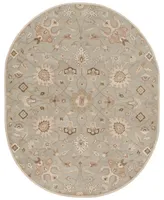 Livabliss Caesar Cae-1121 Khaki 8' x 10' Oval Area Rug