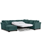 Elliot Ii 138" Fabric 3-Piece Chaise Sleeper Sectional, Created for Macy's