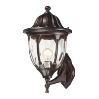 1 light outdoor wall mount in Regal Bronze