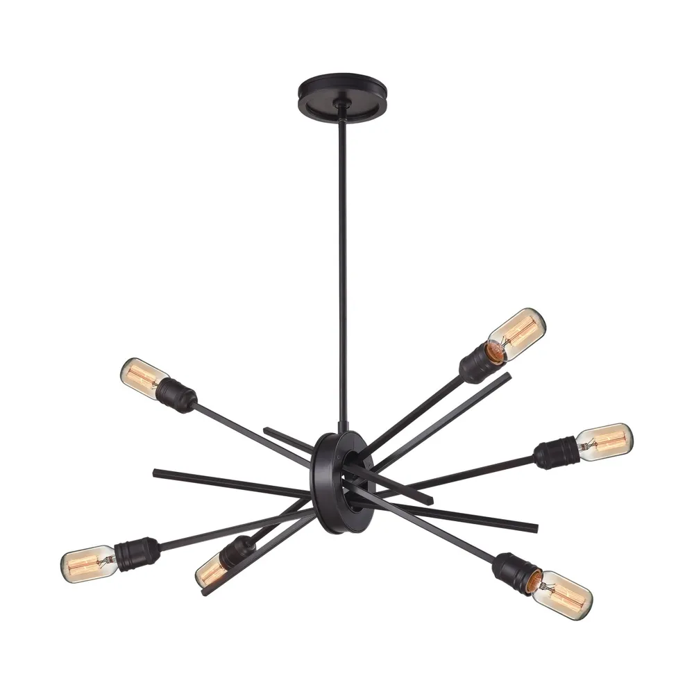 Xenia Light Chandelier in Oil Rubbed Bronze