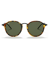 Ray-Ban Sunglasses, RB2447 Round Fleck