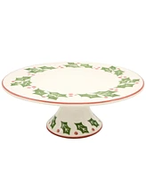 Euro Ceramica Natal Cake Plate