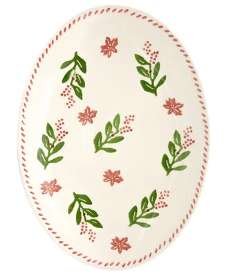 Euro Ceramica Natal Oval Platter