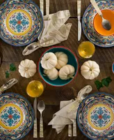 Euro Ceramica Zanzibar 16 Pc. Dinnerware Set, Service for 4