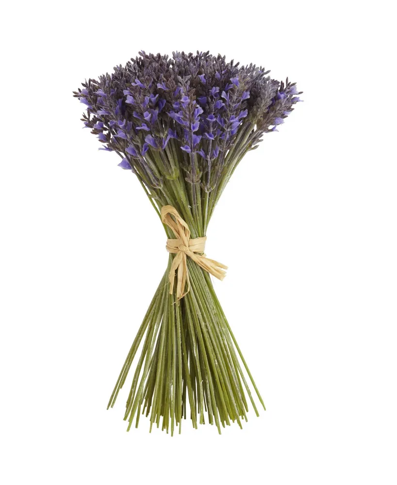 Nearly Natural 19" Lavender Artificial Flower Bundle with 144 Individual Flowers