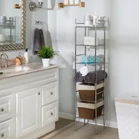 Honey Can Do 6-Tier Bathroom Storage Shelving Unit