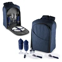 Picnic Time Colorado Picnic Cooler Navy Backpack
