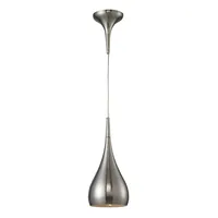 1 light pendant in Satin Nickel