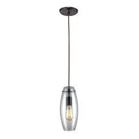 Menlow Park -Light Pendant in Oiled Bronze