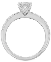 Grown With Love Igi Certified Lab Diamond Engagement Ring (1-1/4 ct. t.w.) 14k White Gold