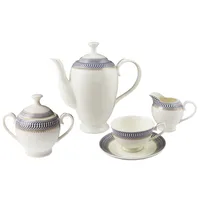 Lorren Home Trends Sapphire 57-pc Dinnerware Set, Service for 8