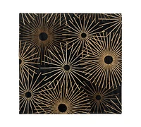 Livabliss Forum Fm-7090 Black 6' Square Area Rug