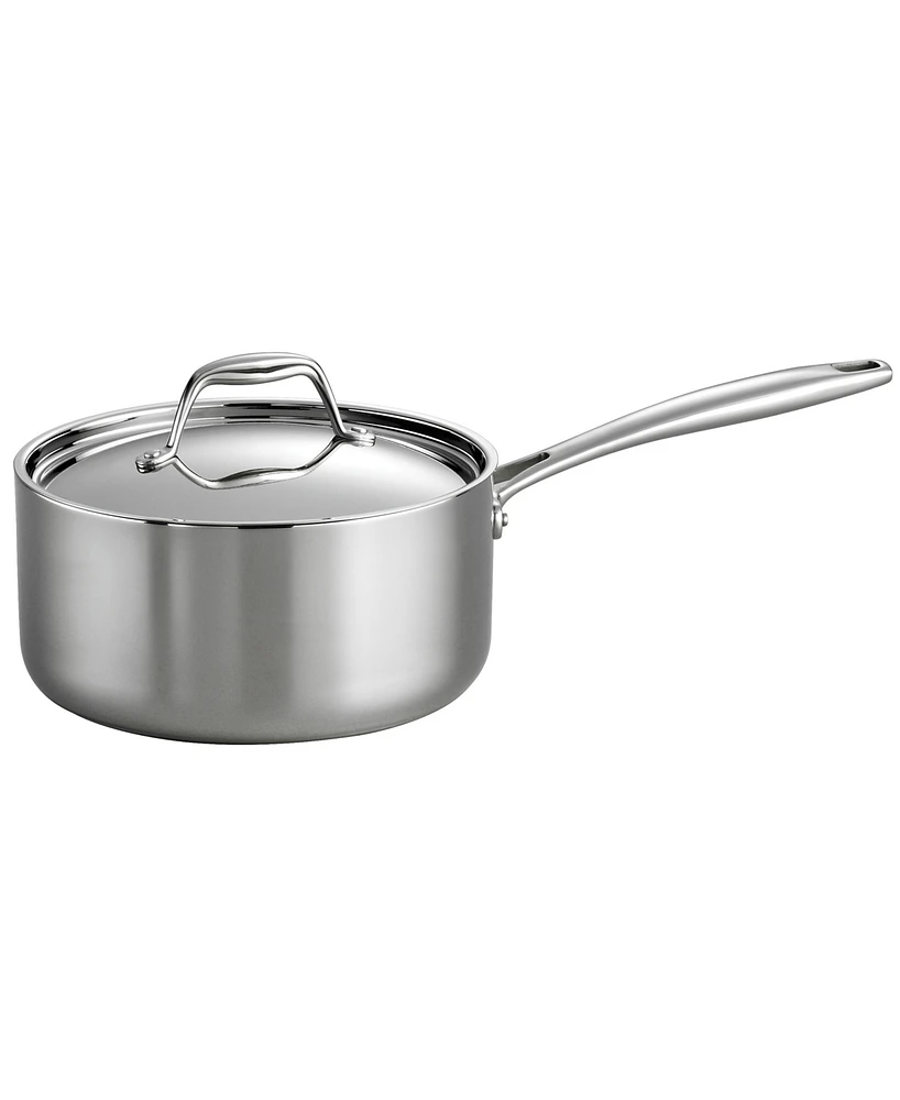 Tramontina Gourmet Tri-Ply Clad 3 Qt Covered Sauce Pan