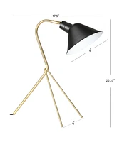 Jonathan Y Mae Brass Led Desk Lamp