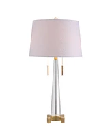 Jonathan Y Zoe 2-Light Crystal Led Table Lamp