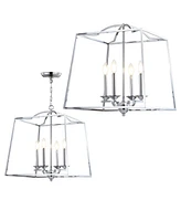 Jonathan Y Gloria 4-Light Metal Led Pendant