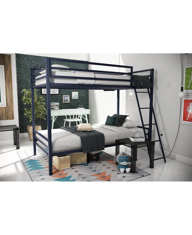 Novogratz Maxwell Twin over Twin Metal Bunk Bed