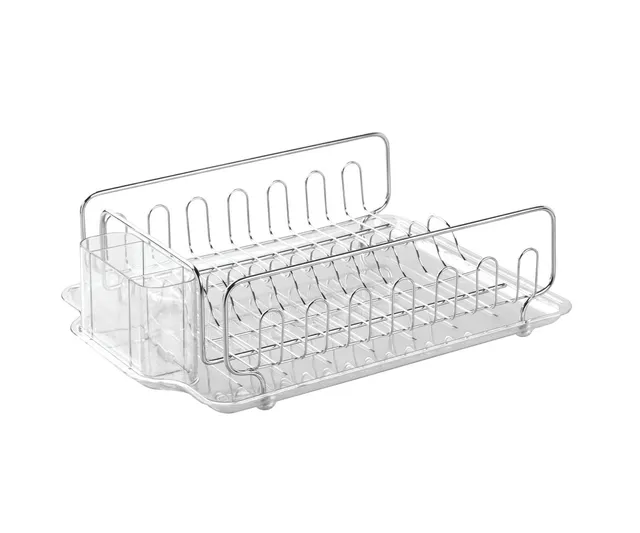 Interdesign Forma Lupe Dish Drainer, Stainless Steel