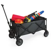 Oniva by Picnic Time Adventure Wagon Dark Grey Folding Utility Wagon