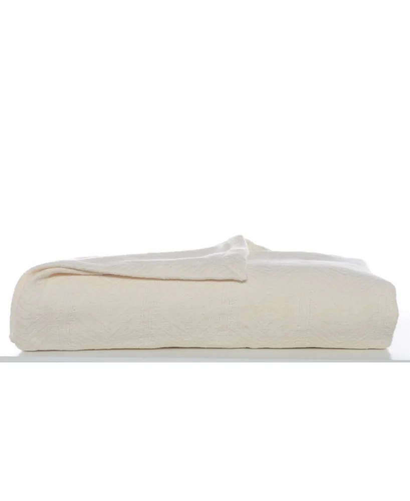 Eddie Bauer Herringbone Cotton Reversible Blanket
