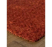 Oriental Weavers Heavenly Shag 73406 Red/Red 3' x 5' Area Rug