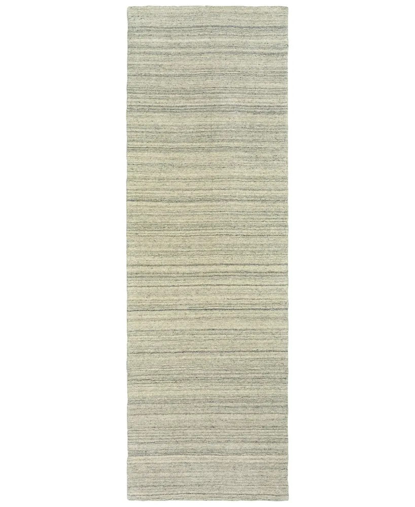 Closeout! Oriental Weavers Infused 67001 Beige/Beige 2'6" x 8' Runner Area Rug