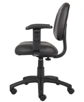 Boss Office Products Posture Chair W/ Adjustable Arms