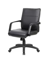 Boss Office Products Mid Back Executive Chair