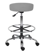 Boss Office Products Antimicrobial Drafting Stool