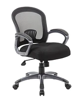 Boss Office Products Ergonomic Mid Back Mesh Task Chair