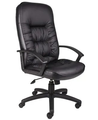 Boss Office Products High Back LeatherPlus Chair