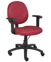 Boss Office Products Diamond Task Chair W/ Adjustable Arms