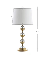 Jonathan Y Avery Crystal Led Table Lamp