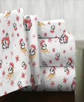 Pointehaven Penquin Superior Weight Cotton Flannel Sheet Set