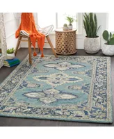 Surya Bonifate Bft-1000 Aqua 2' x 3' Area Rug