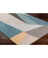 Livabliss Forum Fm-7223 Teal 2' x 3' Area Rug