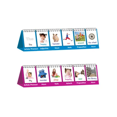Junior Learning Parts of Speech Flip Cards Educational Learning Set