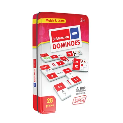 Junior Learning Subtraction Dominoes Match and Learn Educational Learning Game