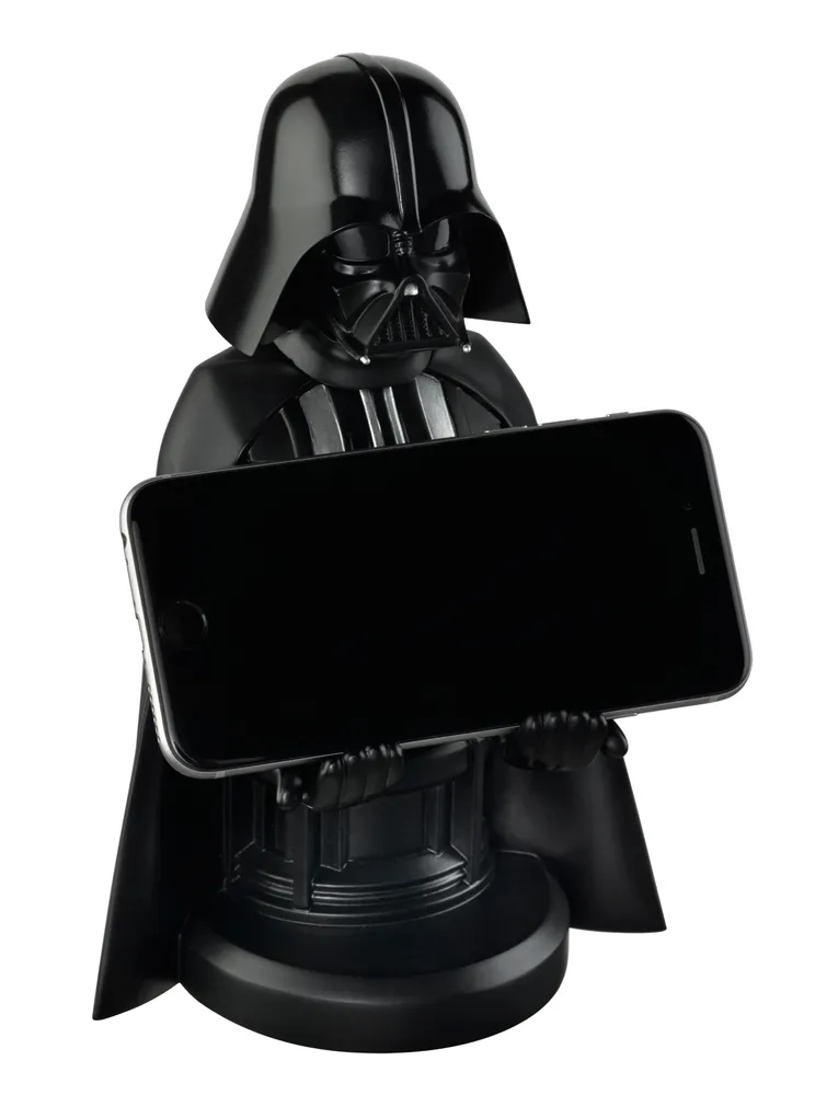 Exquisite Gaming Cable Guy Controller and Phone Holder Star Wars Classic Sith Lord Darth Vader 8"