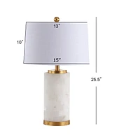 Jonathan Y Eliza Alabaster Led Table Lamp