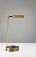 Adesso Kaye Wireless Charging Led Desk Lamp